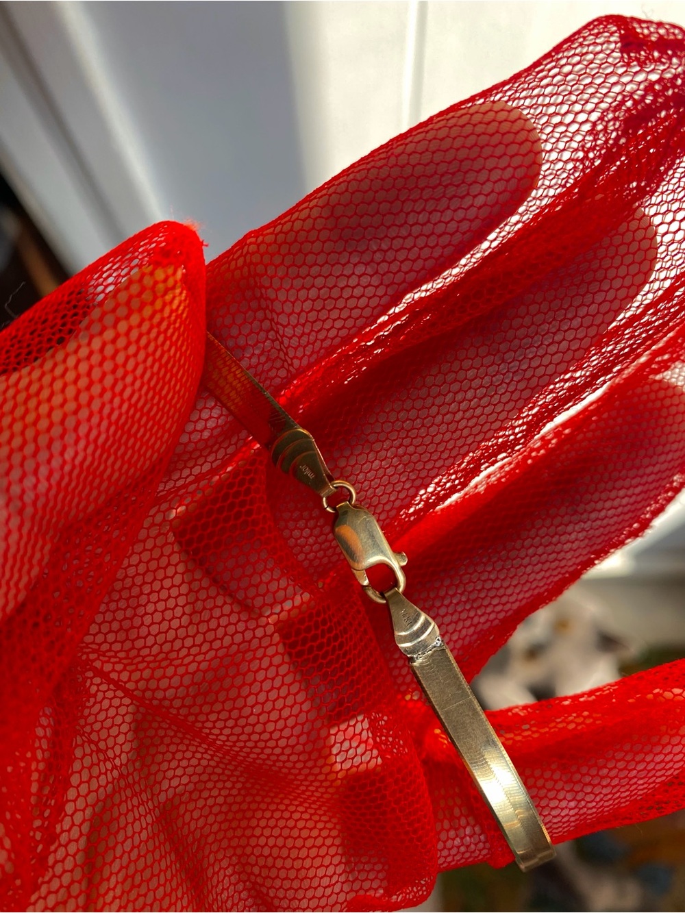 Gold Herringbone Necklace - Women Jewelry - Picture 3 of 5